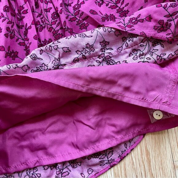 NWT Betsey Johnson Pink/Purple Vines of Bali Mini Dress - Size: Small - Picture 11 of 13